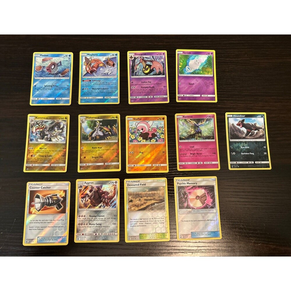 Pokemon TCG Crimson Invasion Holo Reverse Holo Lot 13 Cards Aggron Xerneas
